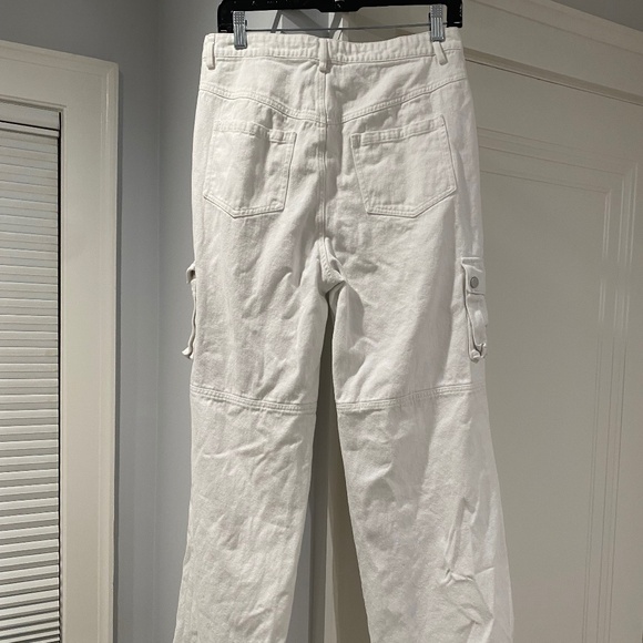 Princess Polly White Cargo Jean - Picture 2 of 3